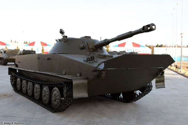 PT Lumindo Artha Sejati представила первый модернизированный образец плавающего танка ПТ-76 КМП Индонезии